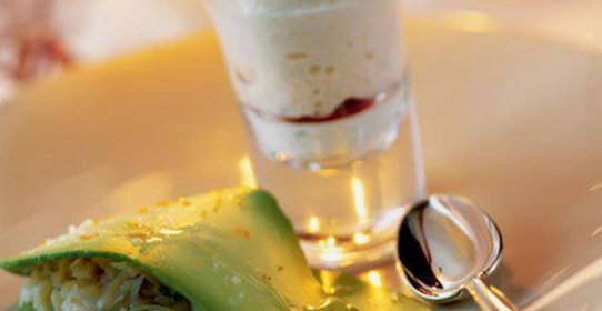 Крабовый салат с авокадо