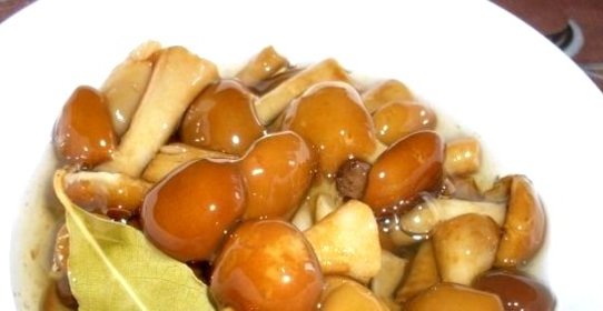 Маринованные опята в собственном соку