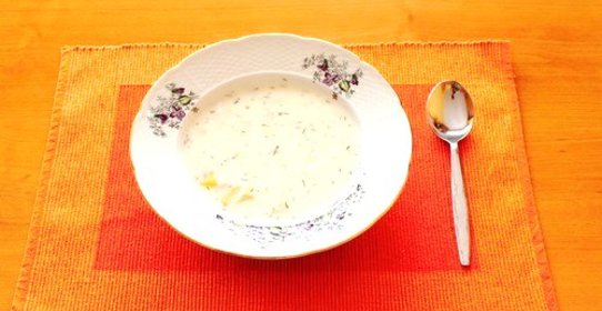 Картофельный крем-суп с петрушкой