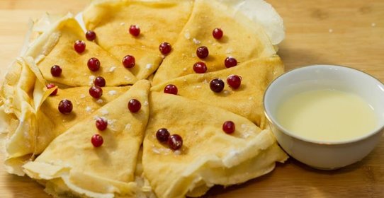 Тонкие блинчики на кефире