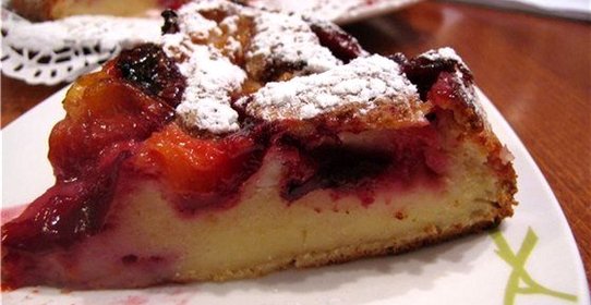 Сливовый торт