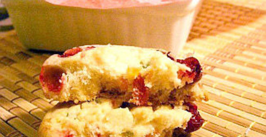 Печенье с цукатами и клюквой