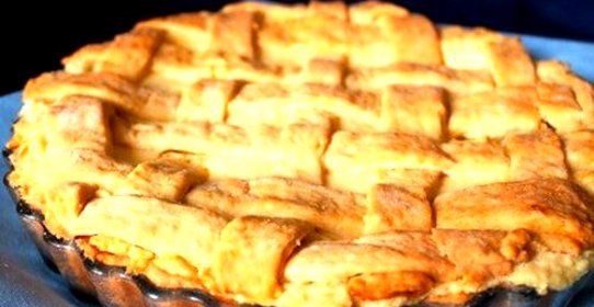 Лимонный пирог из песочного теста