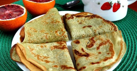 Немецкие апельсиновые блины