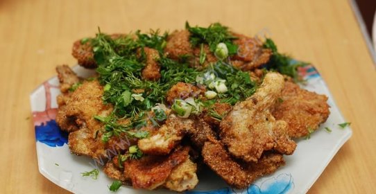 Вешенки в сухарях