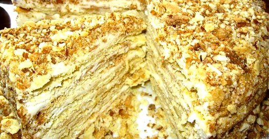 Традиционный торт «Наполеон»