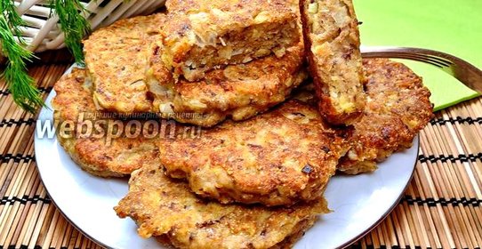 Котлеты из рыбных консервов