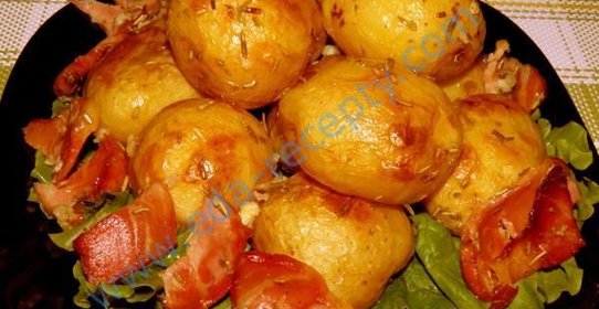 Запеченный картофель с розмарином