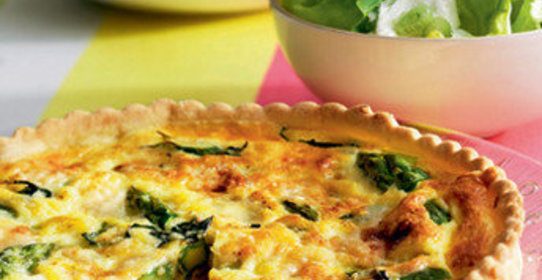 Пирог со спаржей