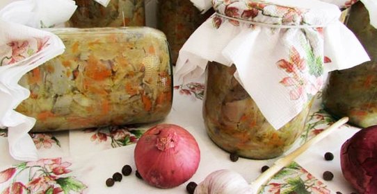 Грибная солянка