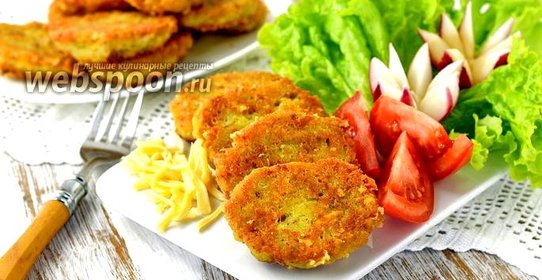 Драники с ветчиной и сыром