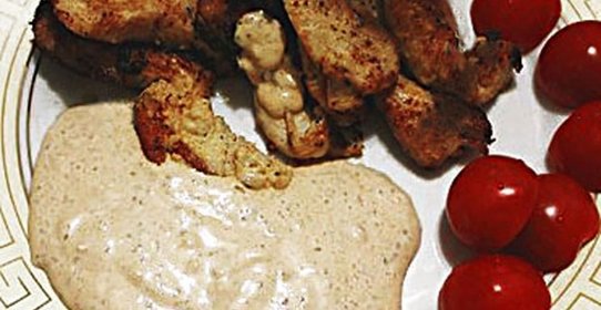 Курица в белом соусе Карфаген