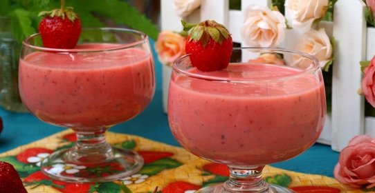 Клубничный ликёр со сгущёнкой