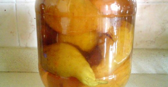 Варенье из груш в сиропе