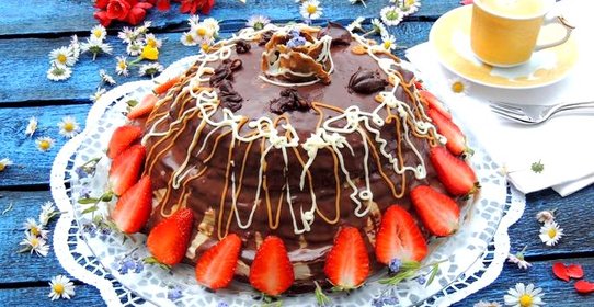 Торт «Французский крепвиль»