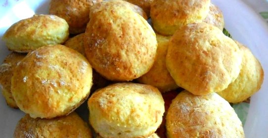 Быстрое печенье из творога