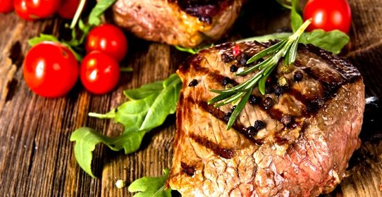 Бифштекс на гриле