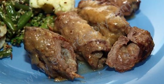 Зразы из говядины по-варшавски.