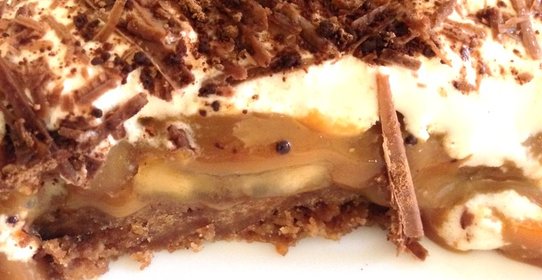 Английский банановый торт