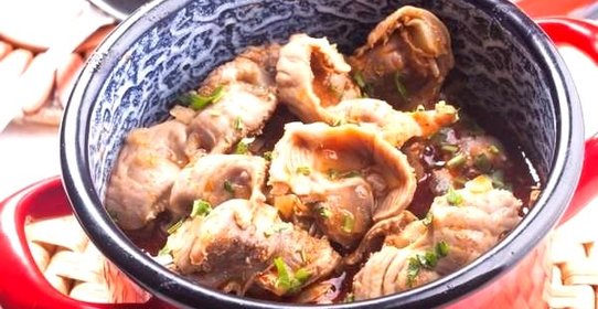 Куриные желудки тушеные с медом