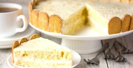 Кокосовый торт «Нежность» в микроволновке