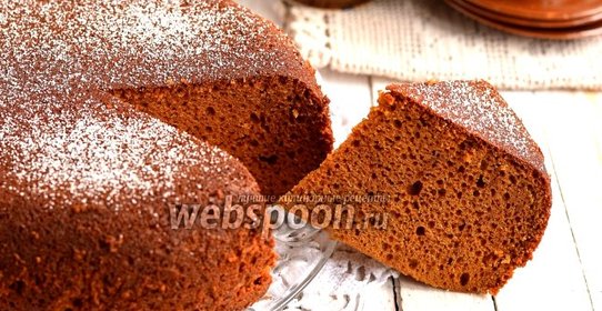 Карамельный бисквит в мультиварке