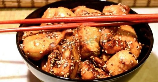 Куриное филе в соевом соусе