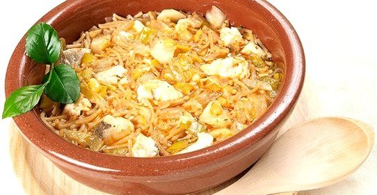 Рыбный суп с лапшой