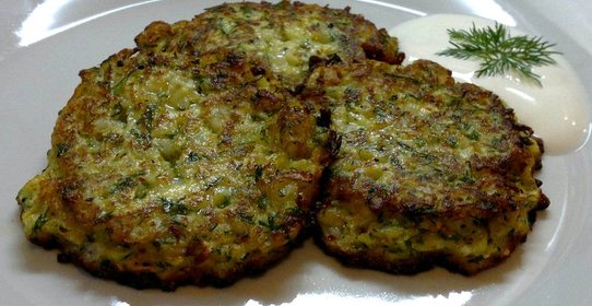 Оладья из кабачков с острым перцем