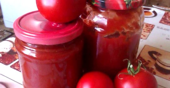 Домашняя томатная паста