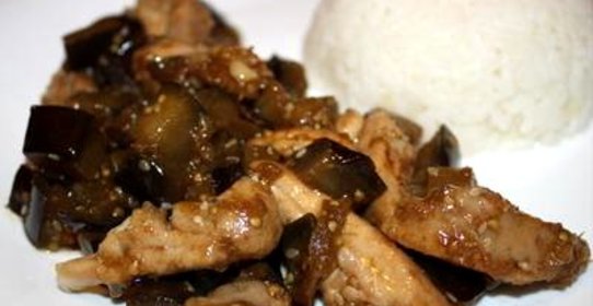 Курица с баклажанами