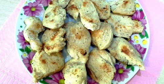 Куриная грудка в лимонном соке