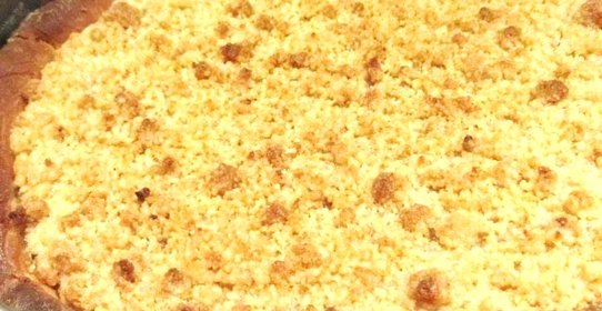 Творожный пирог с посыпкой