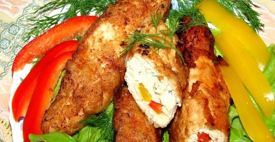 Куриное филе со сладким перцем