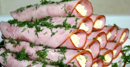 Рулетики с чесноком