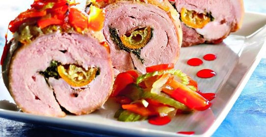 Свиная лопатка с кумкватами