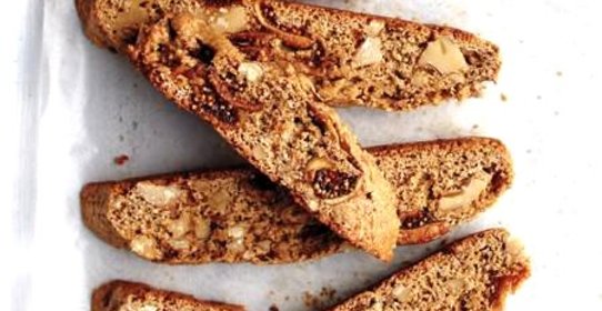 Печенье с инжиром и орехами