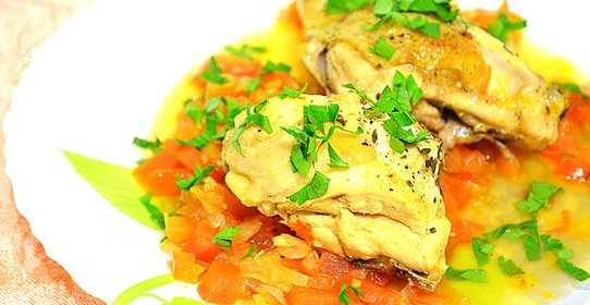 Курица в томате