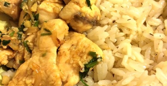 Курица с кунжутом по‑азиатски