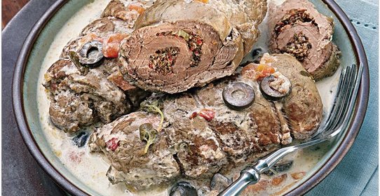 Рулеты из телятины нисуаз