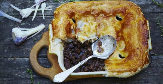 Порционные пироги из говядины в английском стиле