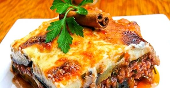 Мусака с баклажанами