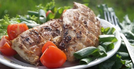 Куриное филе на углях