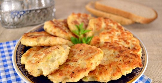 Оладьи куриные с рисом