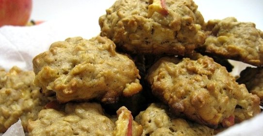 Овсяное печенье с яблоками