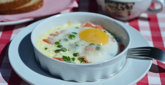 Яичница в микроволновке