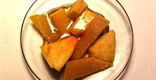 Тыква вареная с медом