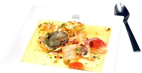 Уха из лосося