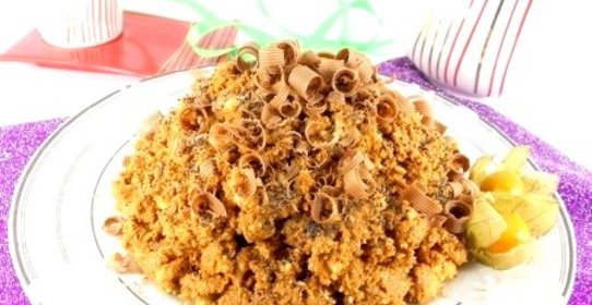 Муравейник без выпечки с печеньем