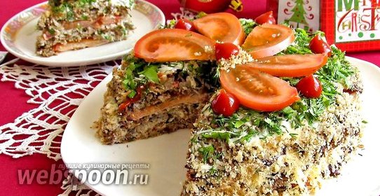 Баклажанный торт